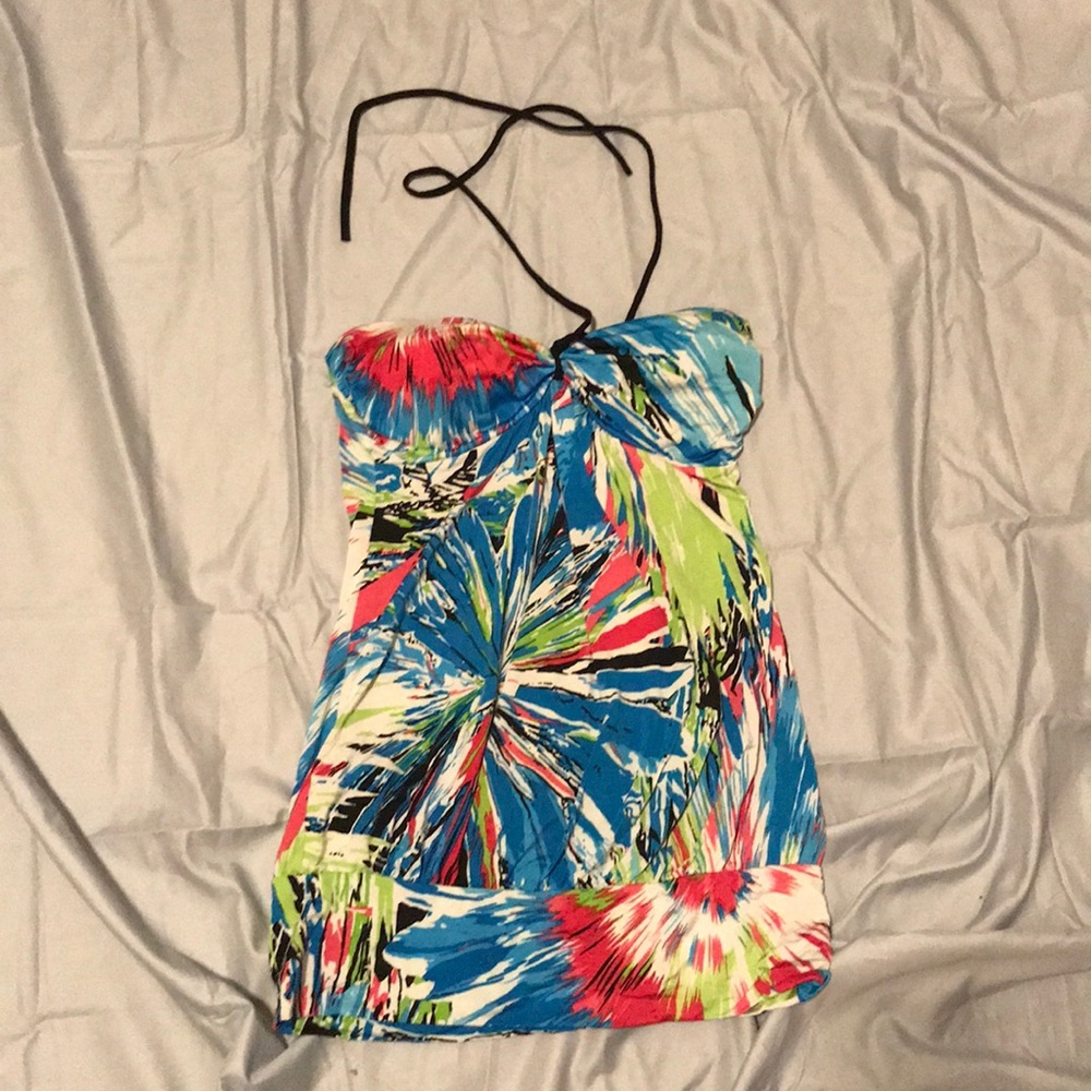 Rue 21 Colorful Pattern Halter Top
